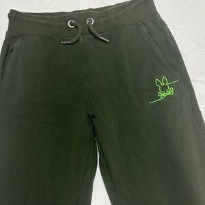 Psycho Bunny Dark Green Kids Joggers
